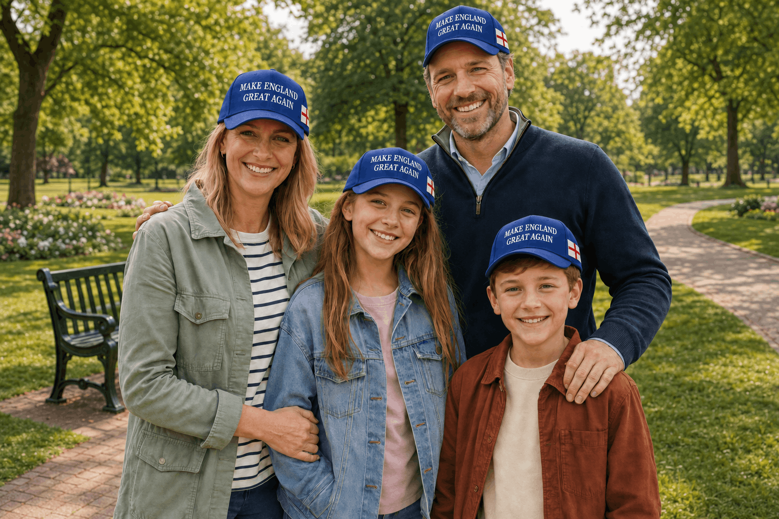 Supporter wearing the MEGA cap